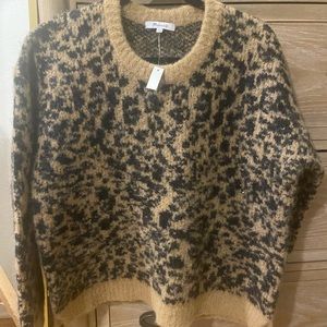 Madewell leopard print sweater